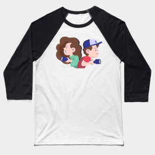 Mabel & Dipper - Gravity Falls Baseball T-Shirt